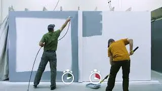Faster Than a Roller with High Efficiency Airless Paint Sprayers