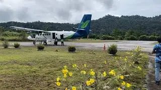Flight Twin Otter MAS Wings di Miri Sarawak