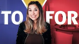 TO X FOR: Qual a diferença? | inglês para iniciantes
