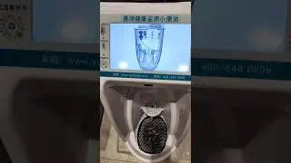 туалет в Китае делает анализ мочи. 