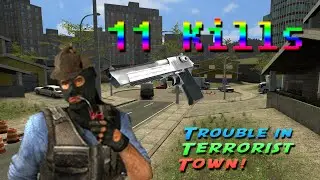 Trouble in Terrorist Town - 10 HEADSHOTS | 11 KILLS!!! W/ Deagle (Traitor)
