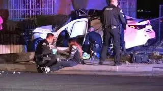 Police Officer Starts CPR on Crash Victim / Pomona 7.23.20