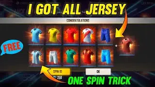 I Got All Jersey in only one Spin || Free Fire New Event || FF New Event