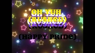 Oh Yuh 😎 | HAPPY PRIDE‼️