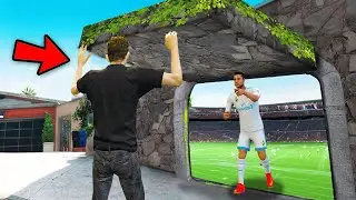 DUVARIN KİLİDİNİ AÇTIM İÇİNDEN RONALDO ÇIKTI 😱⚽ GTA 5 GERÇEK HAYAT
