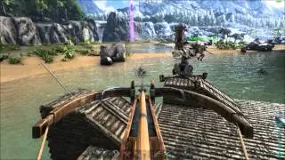 ARK Survival Evolved Aircraft Carrier!