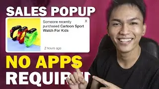 How To Create Sales Popup Notifications in Shopify (Without Shopify Apps)