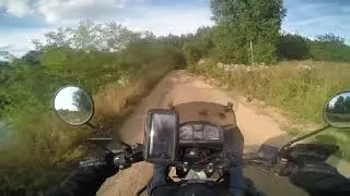 Часть 3. Первый одиночный мотопоход с ночёвкой в гамаке. Прибытие.
