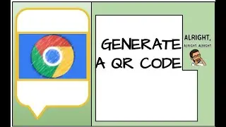 QR code generator built in to Chrome