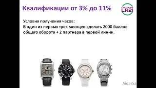 маркетинг план лр. и как заработать не вкладывая больших денег.