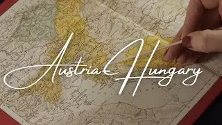 ASMR History: The many languages of Austria-Hungary (soft spoken, map tracing)
