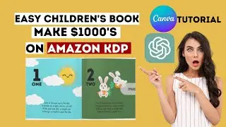 Easy book idea for Amazon KDP | Start to Finish Canva + ChatGPT Tutorial