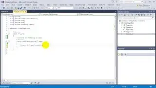Learn C# for beginners: 52 -  Creating a Class