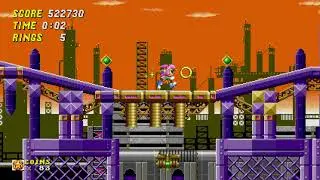 Sonic Origins Plus - Sonic 2 Oil Ocean Zone ACT 1 com Amy