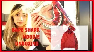 BAPE LADIES SHARK CAMO SLEEVE HOODIE UNBOXING from PONDON STORE