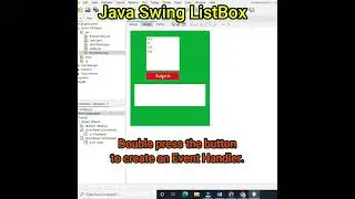 Java Swing JList Box | Swing List in Java | Netbeans 