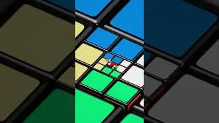 Rubik Cube Blocks Slide Animation
