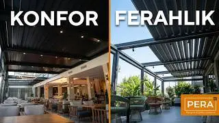 Rolling Roof Pergola | Açılır Kapanır Hareketli Tavan Sistemi