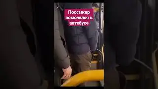пассажир помочился в автобусе