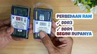 Perbedaan RAM DDR3 dan RAM DDR4 Secara Fisik