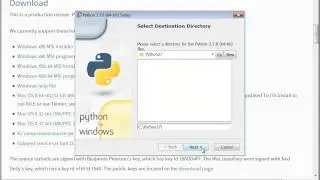 Установка Python под Windows 7