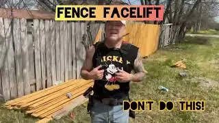 Time Lapse Fence DIY Project! Never to this!