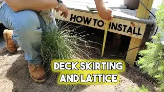 Install Deck Skirting and Lattice | How To