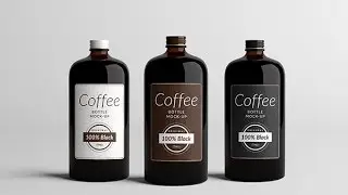 Coffee Bottle Mock Up | How To Use