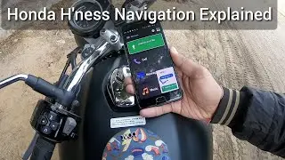 Honda Highness CB350 Bluetooth Navigation Explained | How Honda H'ness Navigation Works? | Honda App