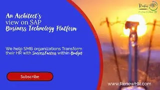An Architects view on SAP Business Technology Platform