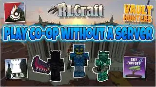 How to play any Minecraft Modpack with friends without a server  |  Essential Mod  | RLCraft