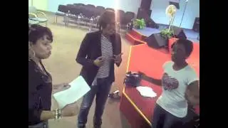 Miracle Singers Practicing