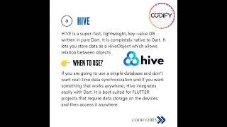 TOP 5 DATABASE FOR FLUTTER WIDGETS