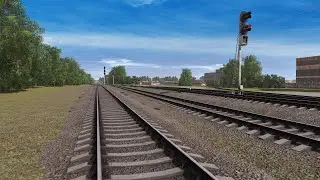 Строительство карты Finnish Node в TRS19. Станция Полюстрово. Сигнализация и СЦБ