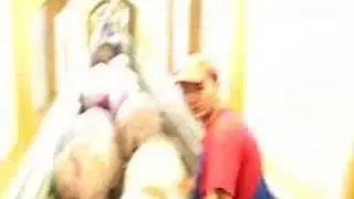 riding pigs
