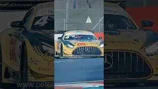 2023 GT3 British GT team champions 2Seas Motorsport in their two AMG Mercedes at Donington Park