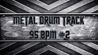 Hatebreed/Hardcore Metal Drum Track 95 BPM (HQ,HD)
