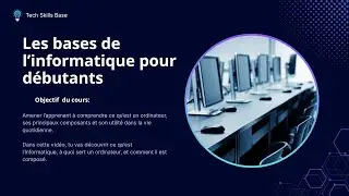 Les bases de l’informatique pour débutants