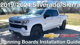 Chevy Silverado / GMC Sierra 2019 2024+ 1500 2500 3500 Running Board Installation Guide