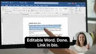 Scanned PDF you can’t copy? OCR to Word in 10 seconds | Doc-Vrse