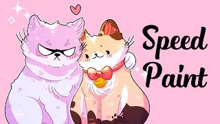 Cute Cats - Speedpaint