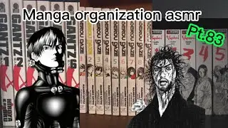 Manga organization asmr 🍢// Setup// Manga collection tiktoks pt.83 📔 📚