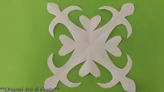 Origami snowflake