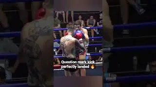 The quesiton mark kick 🔥 