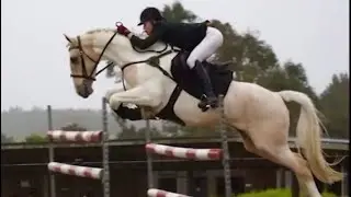 Ana Training horse for beginner with free hand bareback and warm up with jumping - Anna Horse lover