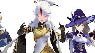 Dance Genshin Impact MMD - Gentleman  Psy 