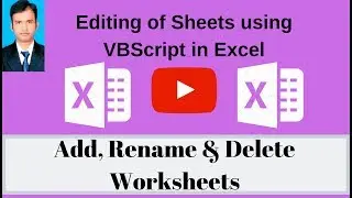 Edit sheets using  VBA Excel  | VBA Basics