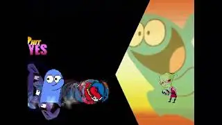 Mugen Request: Bloo & Super Better Mario vs Invader Zim & Aardvark