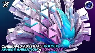 C4D Tutorial: Abstract PolyFX Sphere Animation + Download!