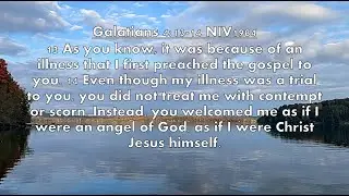 Galatian 4:13-14